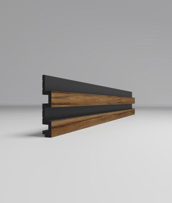 Реечная ПВХ панель XL Дуб Европейский 242 2950х122х21 мм