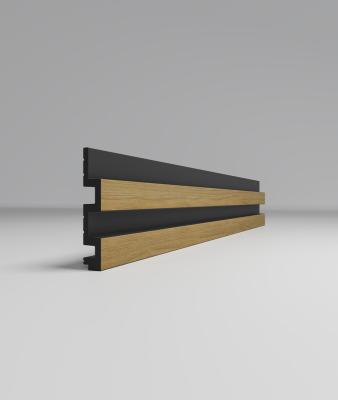 Реечная ПВХ панель XL Дуб Имперский 100 2950х122х21 мм