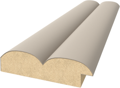 Профиль Старт-Финиш МДФ Stella Wave De Luxe Sandgrau 2700x55x16 (4 шт упак.)