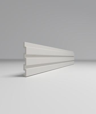 Реечная ПВХ панель M Белый 001 2950х120х12 мм