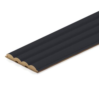 Панель стеновая реечная Wave De Luxe Black Lead 2700x119x16 (4 шт упак.)