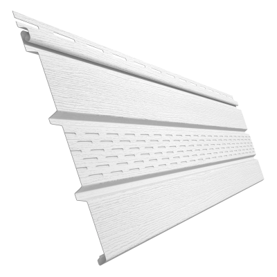 Софит ELLKA белый (с центральной перфорацией) 12шт/уп, 3м