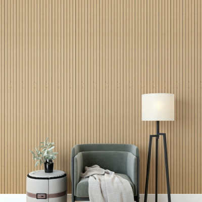 Панель Стеновая Реечная МДФ Stella Wave Base (под покраску) 2700x119x16 мм