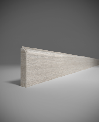 Плинтус вспененный Классик Софт с мягким краем 80мм 2,2м