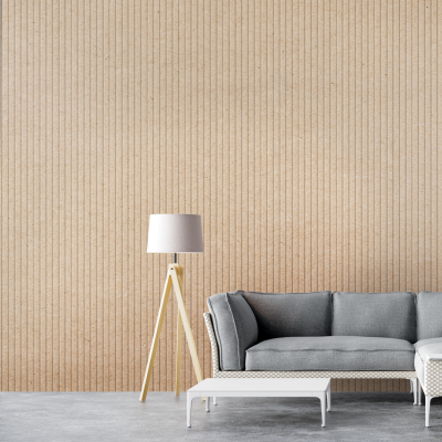 Панель МДФ реечная Stella Beats Base (под покраску) 2700x119x16 мм