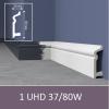 Плинтус Солид 1 UHD 37/80W (возможна покраска)