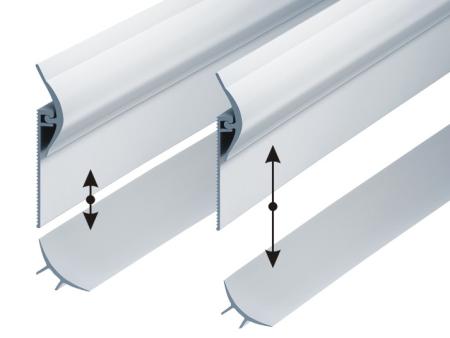 Плинтус Rico Cannelure 300 (каннелюрный профиль)