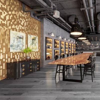 Замковый кварцвинил (SPC) Cronafloor Wood Дуб Серый