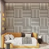 Панель стеновая МДФ на войлочной основе Stella Comfort Standart Лиственница Лагерта 600х600х9