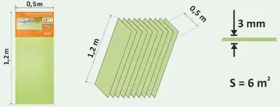 подложка для напольного покрытия