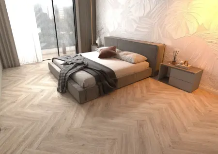 Замковый кварцвинил (SPC) Purple Дуб Корбюзье