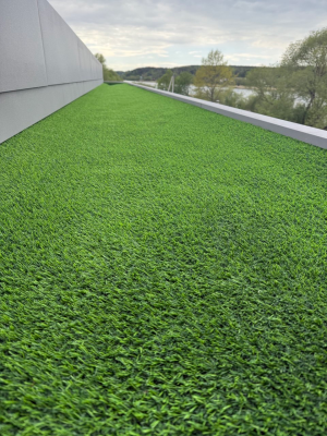искусственный газон с высоким ворсом