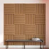 Панель стеновая МДФ на войлочной основе Stella Comfort Standart Дуб Сальвадор 600х600х9