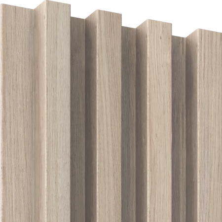 Панель ПВХ реечная Legno Дуб Мавелла Милк 2900х166х24