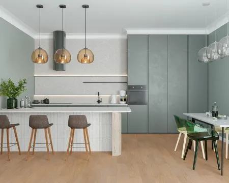Замковый кварцвинил (SPC) Gusto Дуб Брауни 3309
