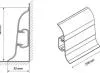 Плинтус Winart 5,8x2,2x250